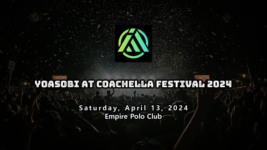 Coachella Festival 2024. Artist: YOASOBI, Venue: Empire Polo Club, Indio, CA, USA. Date : Friday, April 19, 2024