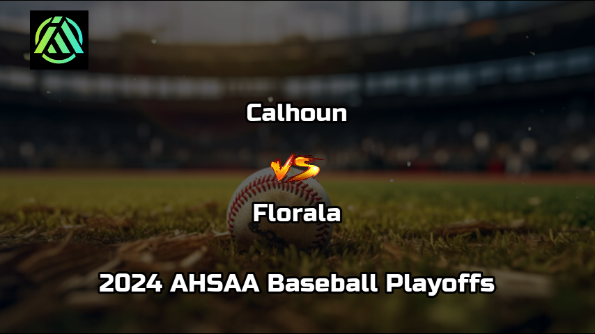 The Florala (AL) varsity baseball team has a neutral playoff game vs. Calhoun (Letohatchee, AL) on Friday, April 19 @ 7p.