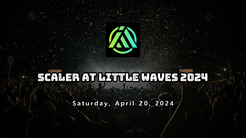 Little Waves 2024. Artist: SCALER, Venue: C-Mine Cultuurcentrum, Winterslag, Belgium. Date : Saturday, April 20, 2024