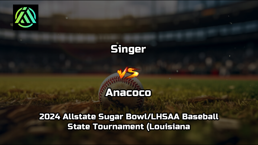 Singer vs Anacoco | Baseball