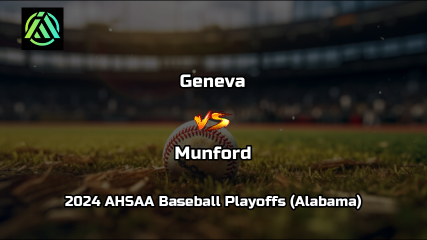 Geneva vs Munford - Baseball